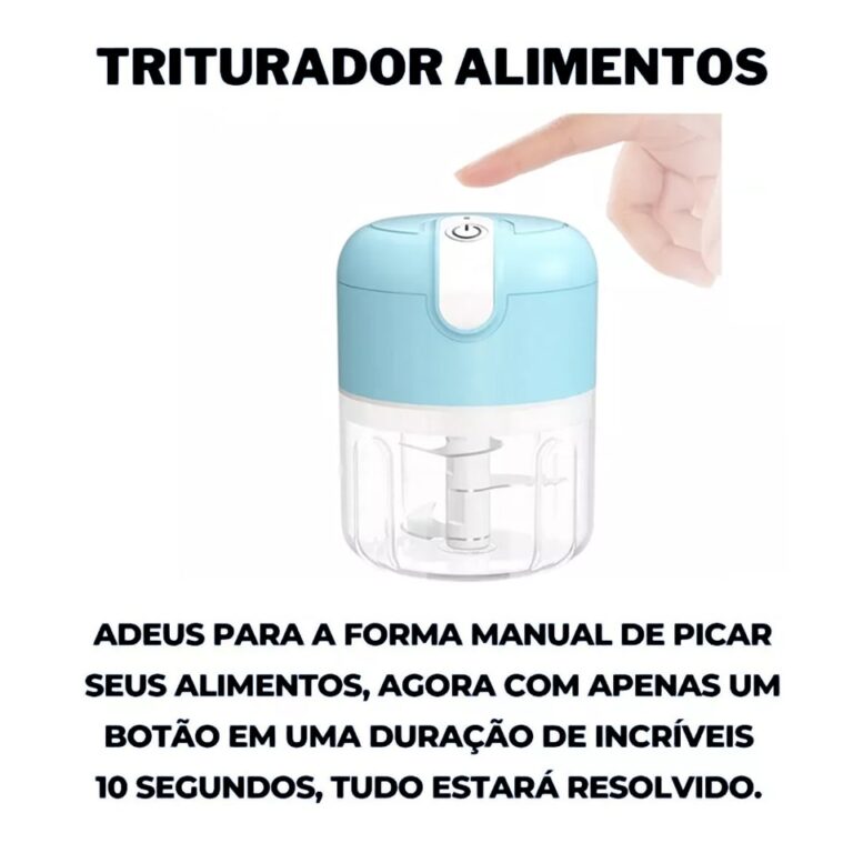 Processador triturador de alimentos elétrico Mini Power USB - Image 6