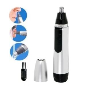Removedor de pelos elétrico aparador/portátil para nariz/orelha/rosto/depilador facial.
