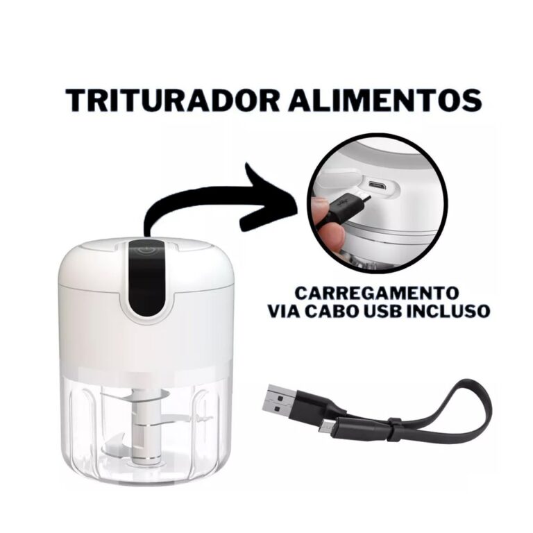 Processador triturador de alimentos elétrico Mini Power USB - Image 4
