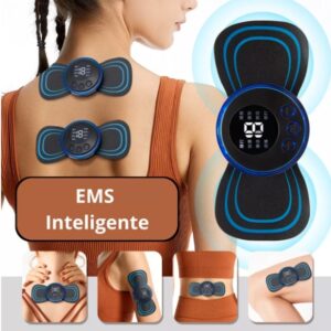 Mini massageador portátil de estimulação elétrica do pescoço EMS para alívio da dor muscular cervical