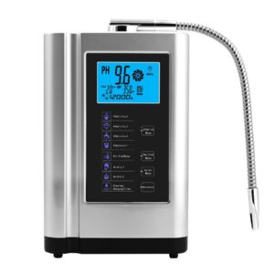 Purificador de máquina de gerador de hidrogênio ionizador de água alcalina, produz pH 3,5-10,5 sistema de filtro de água de água ácida alcalina para casa