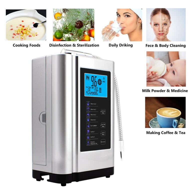 Purificador de máquina de gerador de hidrogênio ionizador de água alcalina, produz pH 3,5-10,5 sistema de filtro de água de água ácida alcalina para casa - Image 3