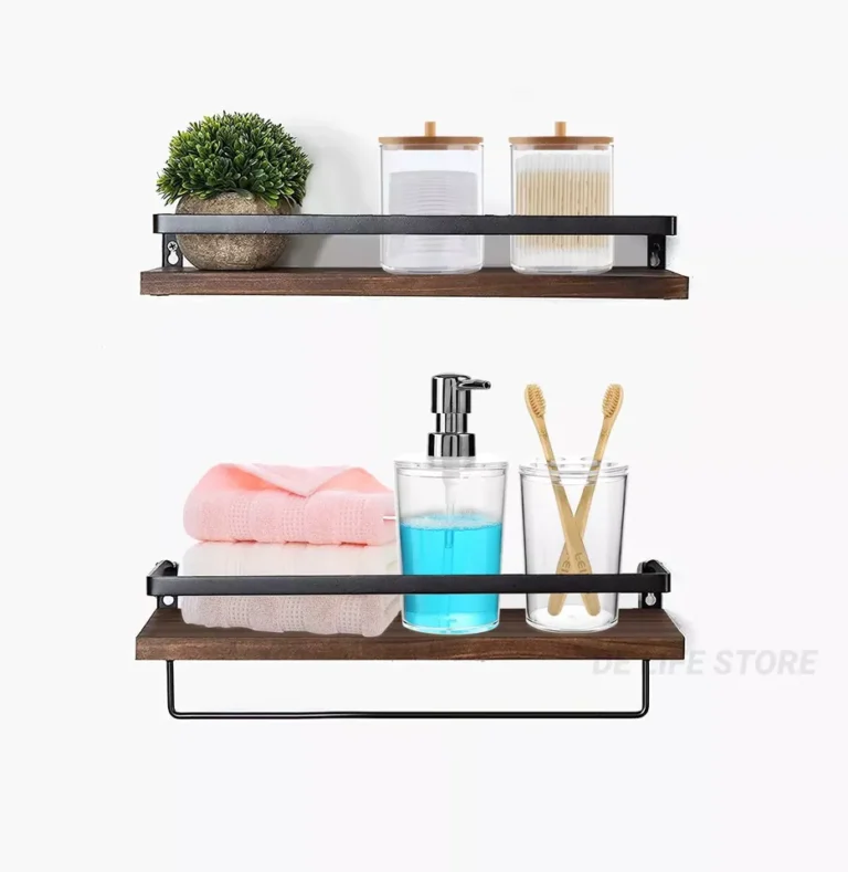 Bamboo Bathroom Accessories Set liquid Lotion Soap Dispenser Cotton Pad holder Cotton Jar Acrylic Organizer For Bathroom - Image 4