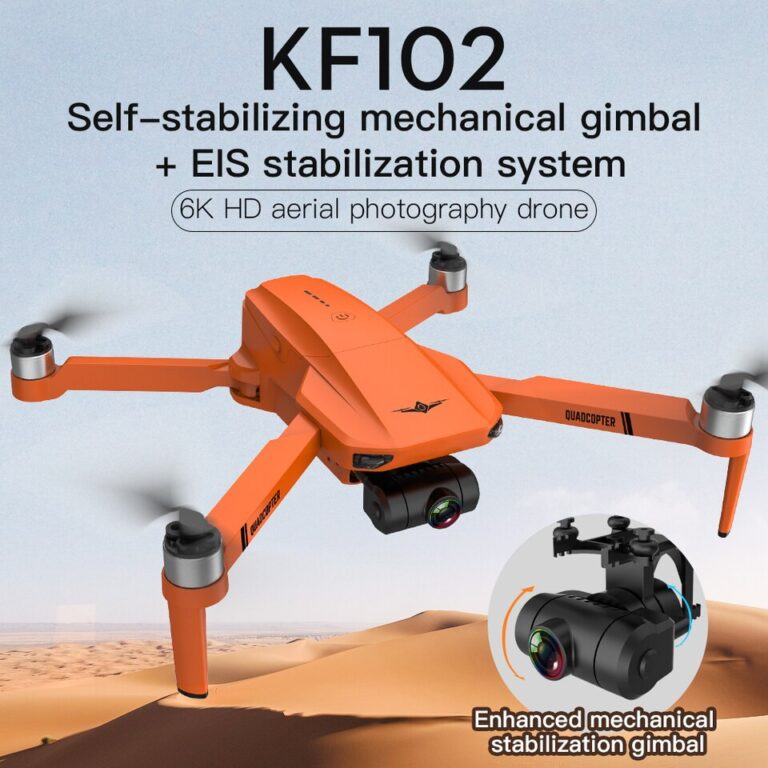 KF102 GPS Drone 4k Profissional 8K Câmera HD 2-Axis Gimbal Anti-Vibração Fotografia Sem Escova Dobrável Quadcopter RC Distância 1200M - Image 5