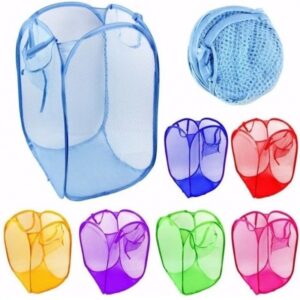 Cesta grande de tecido organizador de roupas multiuso dobrável brinquedo lavanderia banheiro quarto