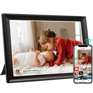 Moldura fotográfica digital Frameo 2.4G/5G WiFi 10,5" IPS 1920 x 1280 tela de toque Full HD
