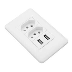 Soquete Entradas de parede Carregador USB Dispositivo universal