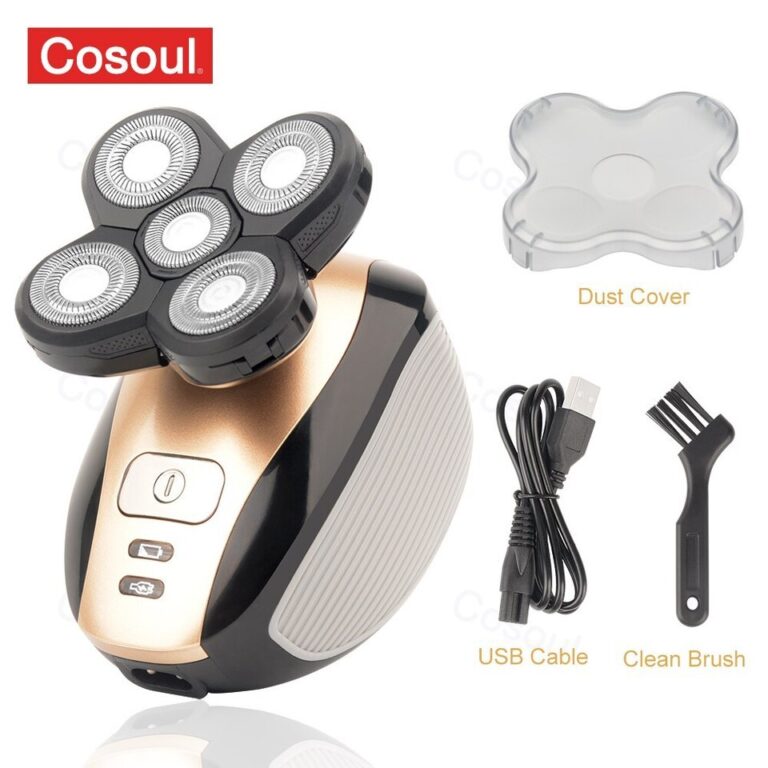 Barbeador de cabelo careca Barbeador elétrico para homens Barbeador elétrico recarregável Aparador de pelos do corpo Máquina de barbear elétrica - Image 2