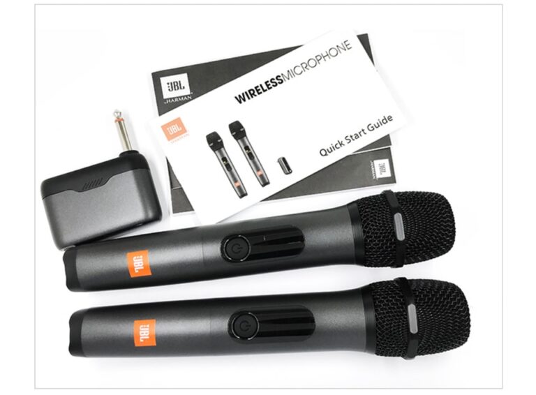Para JBL WIRELESS MICROPHONE Handheld UHF Dual Channel 6.3 Interface 1 Tow 2 Home KTV Show Cantando Speech K-song Microphone - Image 5
