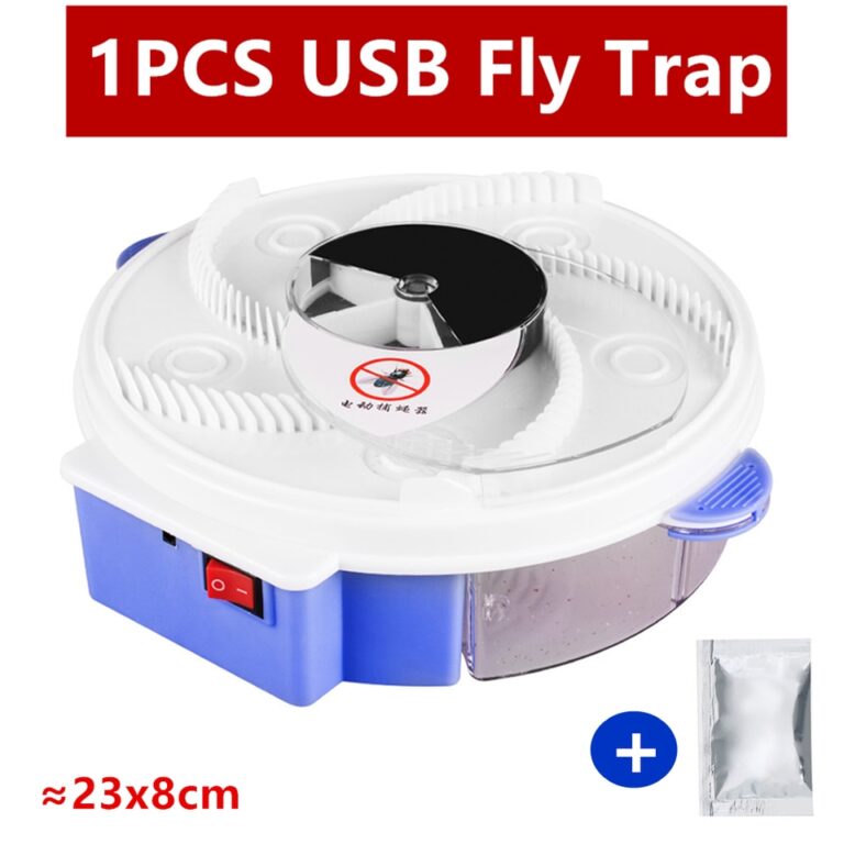 armadilha para moscasVersão atualizada USB Flytrap coletor automático de pragas mata-moscas dispositivo elétrico armadilha para moscas coletor de controle de rejeição de pragas de insetos - Image 8