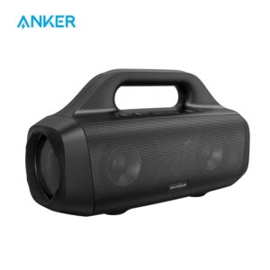 Alto-falante bluetooth externo Anker Soundcore Motion Boom com drivers de titânio, tecnologia BassUp, IPX7 à prova d'água, tempo de reprodução 24 horas
