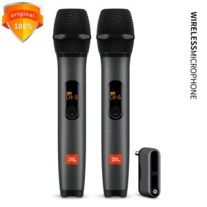 Para JBL WIRELESS MICROPHONE Handheld UHF Dual Channel 6.3 Interface 1 Tow 2 Home KTV Show Cantando Speech K-song Microphone