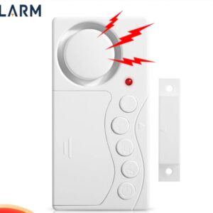 Sensor de abertura de porta Hollarm Temporizador sem fios Alarme de porta Anti-roubo Porta Janela Alarme de segurança Frigorífico Sensor de porta