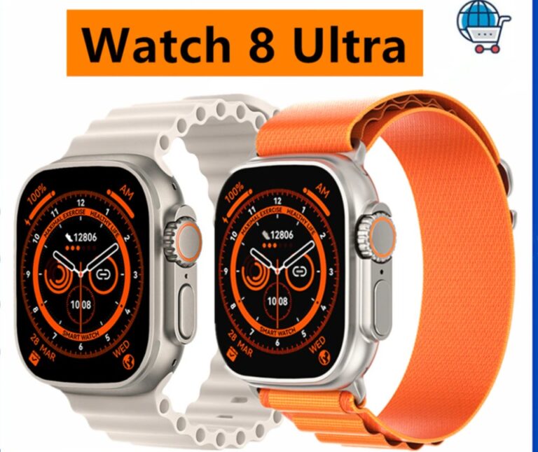 NOVO Smart Watch Ultra Series 8 NFC 49MM Masculino Feminino Smartwatch Bluetooth Chamada à prova d'água Carregamento sem fio Tela HD para Apple