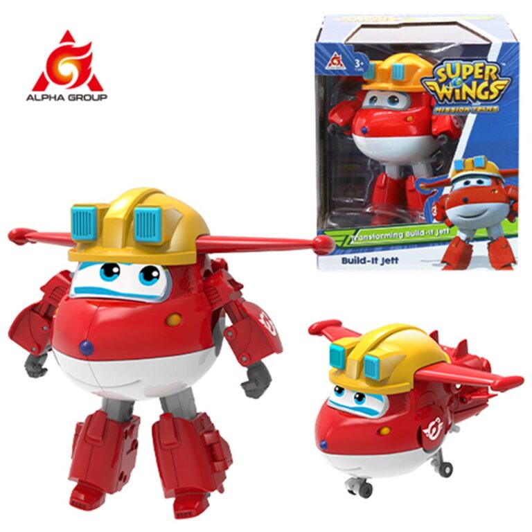 Super Wings 5 Polegadas Transforming Jett Dizzy Donnie Deformação Avião Robô Figuras de Ação Transformação Animação Brinquedos para Crianças - Image 3