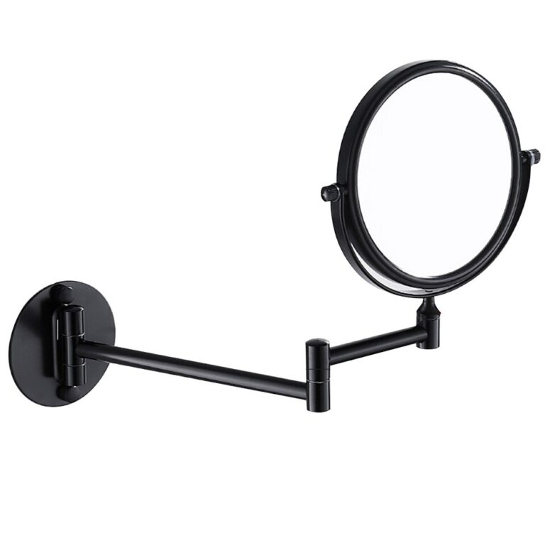 Espelho de maquiagem para banheiro de lado duplo 3x a 1x ampliação 360 graus girar espelho cosmético espelhos redondos montados na parede de 8" - Image 7
