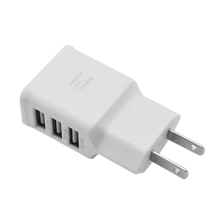 Carregador de telefone universal 5V 2A Adaptador de carregamento rápido universal 3 USB Carregador portátil para Samsung UE/EUA Plugue - Image 2