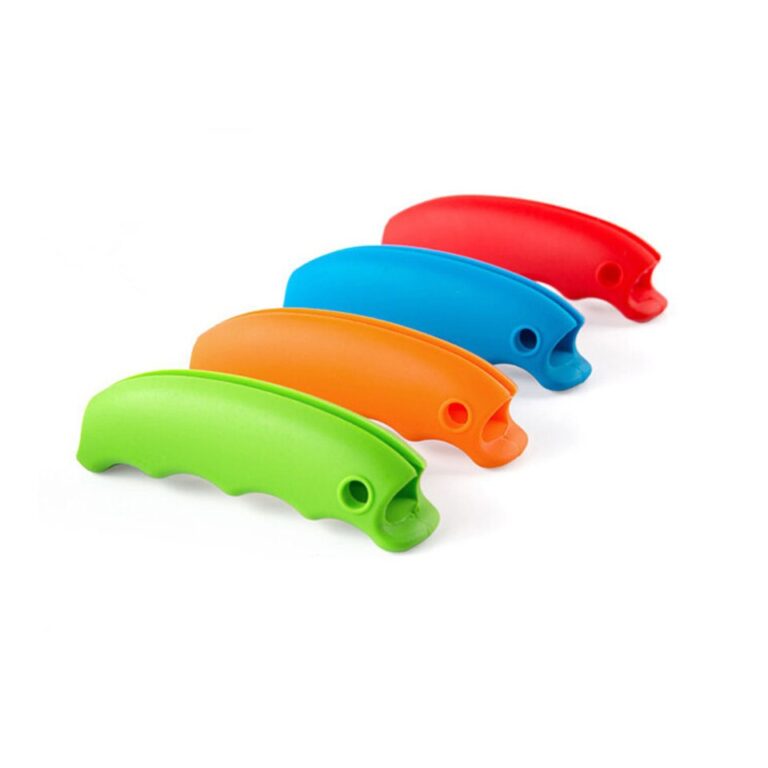 Dispositivo de transporte portátil de silicone mundo de silicone que economiza mão de obra bolsa de compras suporte com alça de fechadura ferramenta de aderência confortável - Image 6