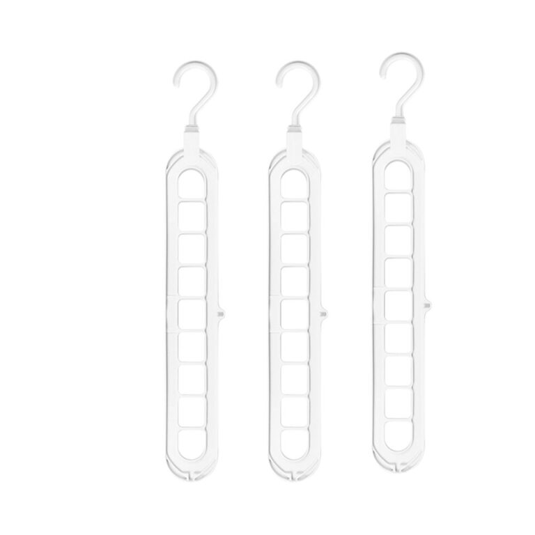 Economia de espaço cabide cremalheiras 9 portas secagem roupas rack magia pant rack quarto guarda-roupa casaco organizador cabides armazenamento - Image 19