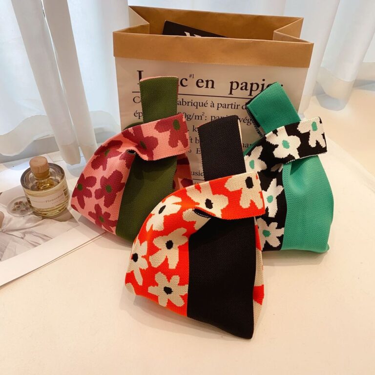 Malha feita à mão, bolsa feminina mini, bolsas de praia para mulheres 2023, bolsas para meninas, bolsas femininas, novas bolsas coloridas bolsa de pulso feminina - Image 17