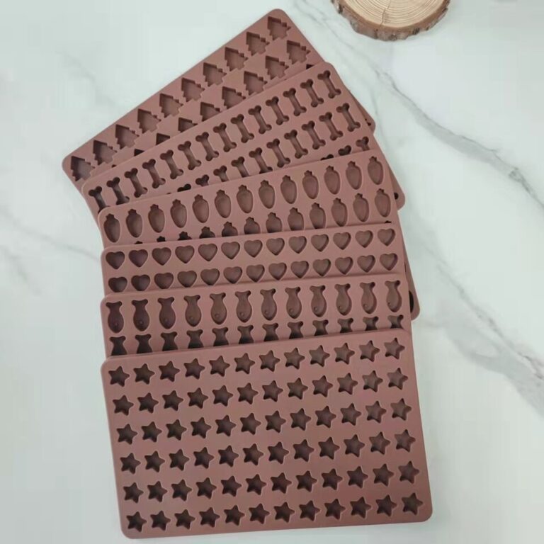 Molde para Chocolate Fudge Cubo de Gelo Molde de Silicone Cenoura Estrela Árvore de Natal Ossos Molde de Peixe do Amor - Image 5