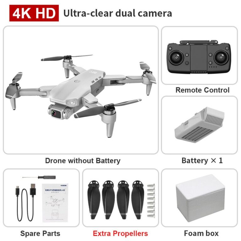 L900 PRO GPS Drone 4K HD Profissional Câmera Dupla Estabilização Aérea Motor Sem Escova Dobrável Quadcopter Helicóptero RC 1200M - Image 12