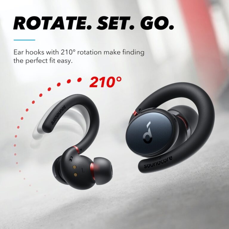Anker Soundcore Sport X10 Fones de ouvido Bluetooth 5.2 Fones de ouvido esportivos giratórios Graves profundos IPX7 à prova d'água Fones de ouvido esportivos à prova de suor - Image 5