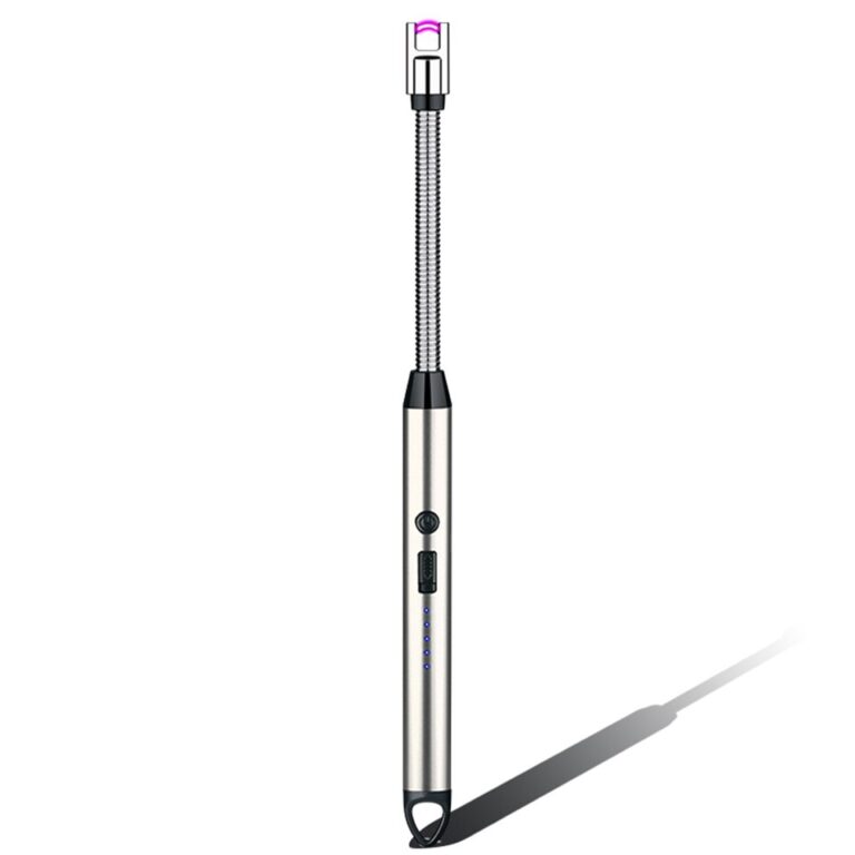 Cozinha à prova de vento Isqueiro elétrico USB Vela longa Churrasco Fogão a gás Pistola de ignição Camping Arco recarregável Isqueiro de plasma sem chama - Image 11