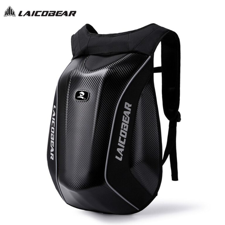 Mochila de carbono para motociclista, à prova d'água, para capacete, mochila expansível para moto Mach, acessórios para mala de motociclista - Image 10