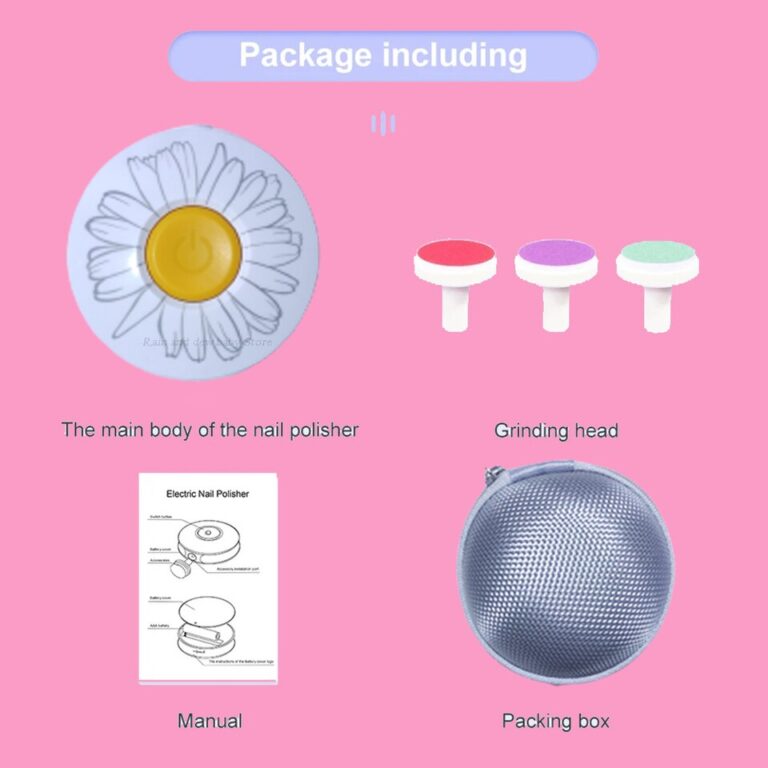 Aparador elétrico de unhas para bebês, polidor de unhas infantil, ferramenta de manicure infantil, tesoura, kit de higiene para bebês, cortador de unhas para recém-nascidos - Image 7