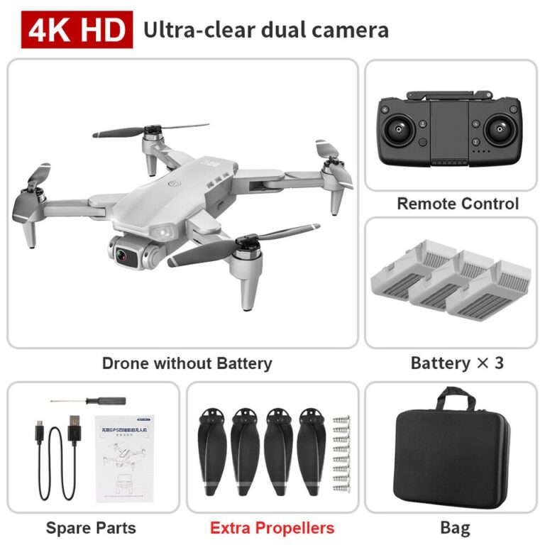 L900 PRO GPS Drone 4K HD Profissional Câmera Dupla Estabilização Aérea Motor Sem Escova Dobrável Quadcopter Helicóptero RC 1200M - Image 16