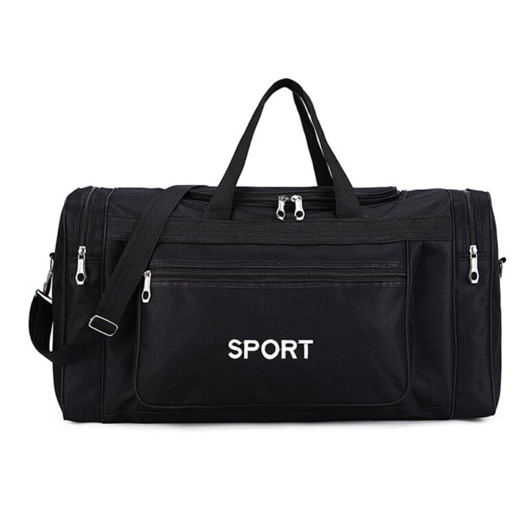 Bolsa esportiva Oxford Bolsa de treinamento fitness de grande capacidade à prova d'água com zíper multifuncional resistente ao desgaste para natação em viagens - Image 7
