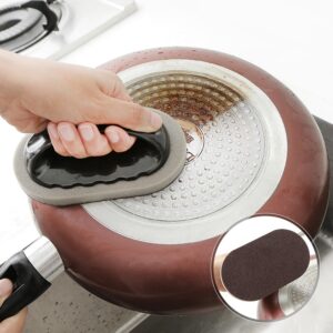 Esponja Mágica Apagador Esponja de Cozinha Escova de Limpeza Esponja de Limpeza Faca Desincrustante Panela Limpador de Panelas Escovas Fortes de Descontaminação