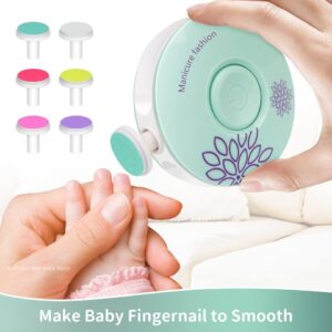 Aparador elétrico de unhas para bebês, polidor de unhas infantil, ferramenta de manicure infantil, tesoura, kit de higiene para bebês, cortador de unhas para recém-nascidos