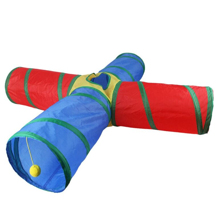 Pet Tunnel Toy Dobrável Cat Rainbow Três Canais Treinamento Brinquedos Interativos Pet Self Entertainment Brinquedos Engraçados Suprimentos para Gatos - Image 13