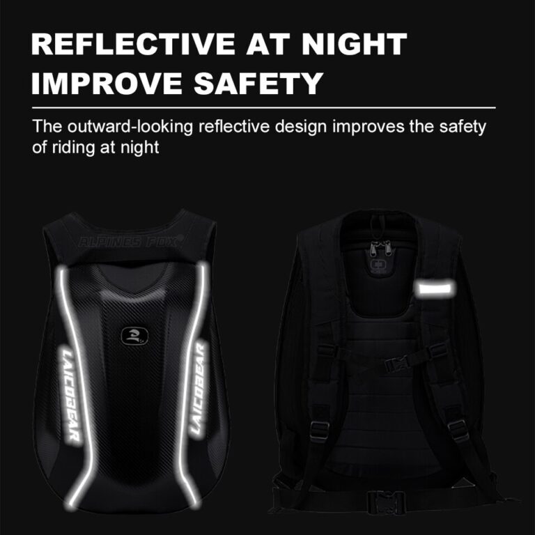 Mochila de carbono para motociclista, à prova d'água, para capacete, mochila expansível para moto Mach, acessórios para mala de motociclista - Image 9