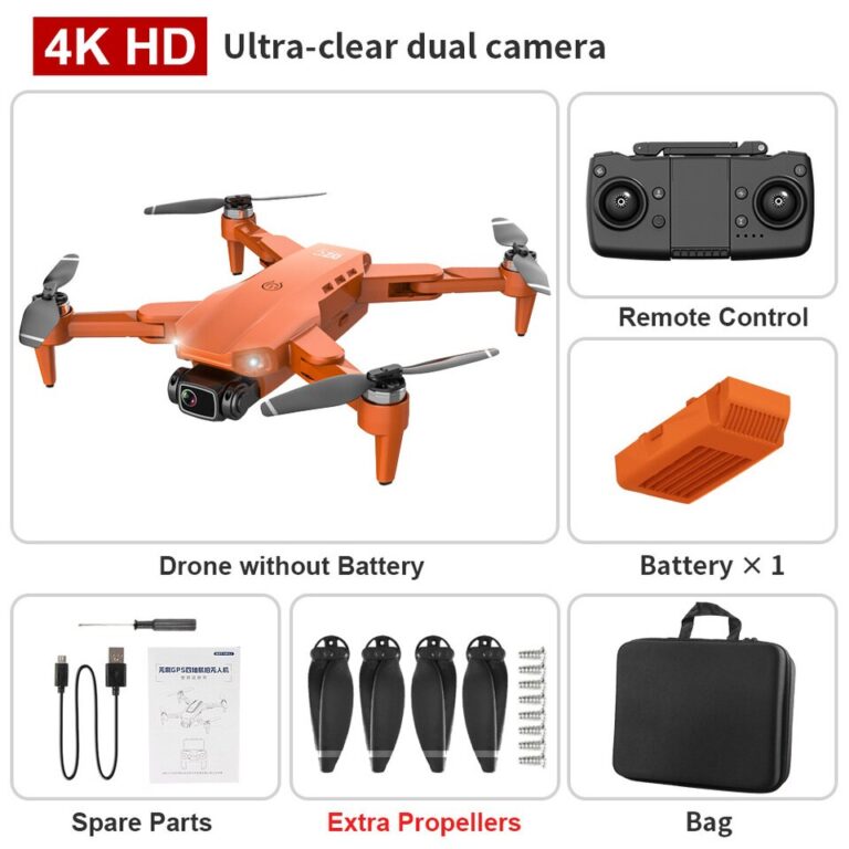 L900 PRO GPS Drone 4K HD Profissional Câmera Dupla Estabilização Aérea Motor Sem Escova Dobrável Quadcopter Helicóptero RC 1200M - Image 24
