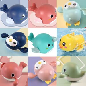 Brinquedos de banho para bebês Banho Pato Animais dos desenhos animados Bebê Tubarão Baleia Caranguejo Água Brinquedos infantis Piscina Brinquedos clássicos para bebês