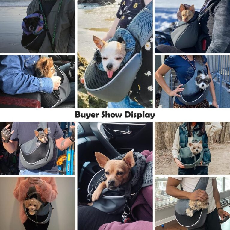 Bolsa de ombro única Oxford para cachorro de estimação S/L bolsa de ombro bolsa confortável bolsa de ombro de malha para viagem ao ar livre bolsa de ombro para cachorro - Image 22