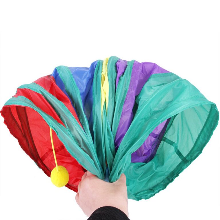 Pet Tunnel Toy Dobrável Cat Rainbow Três Canais Treinamento Brinquedos Interativos Pet Self Entertainment Brinquedos Engraçados Suprimentos para Gatos - Image 5