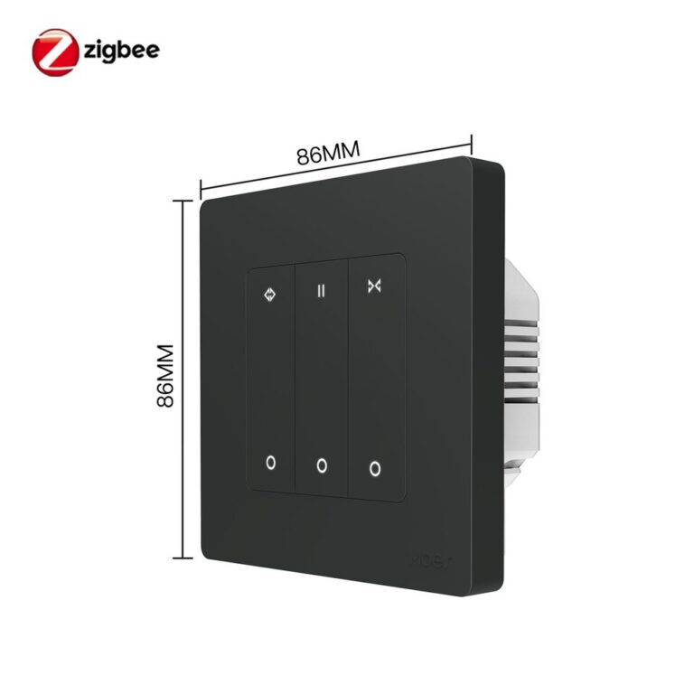 Moes inteligente zigbee estrela anel interruptor de cortina para cortinas elétricas do obturador do rolo motor cego alexa/google casa controle remoto - Image 2