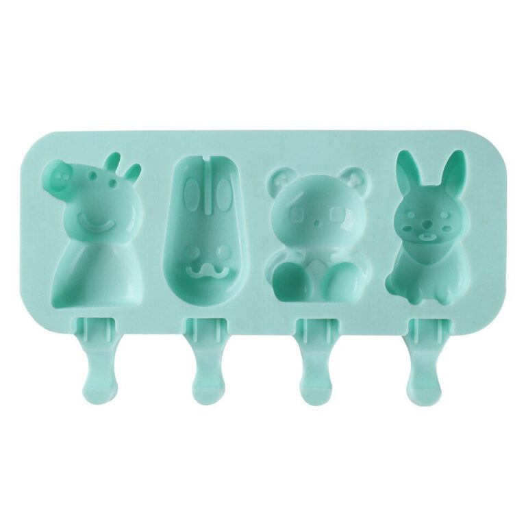 2023 Novo Molde de Silicone para Sorvete Love & Animal Shape Cute Ice Cube Maker Molde de Gelo Caseiro com Vara e Tampa Utensílios de Cozinha - Image 9