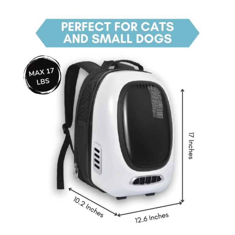 Mochila inteligente para animais de estimação para gatos, cães pequenos e filhotes de até 7.700 quilos, controle de temperatura inteligente, habilitado para aplicativo - Image 4