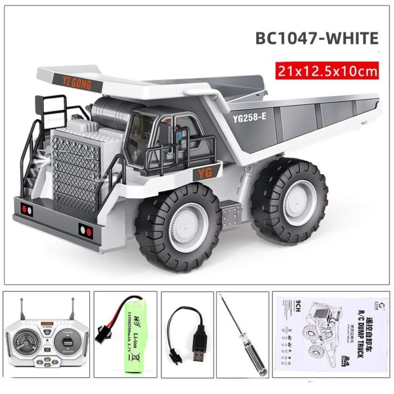 Brinquedos para crianças de carro rc, brinquedos de controle remoto para meninos, controle de rádio, escavadeira, caminhão basculante, carro elétrico, brinquedos para crianças, presente - Image 7