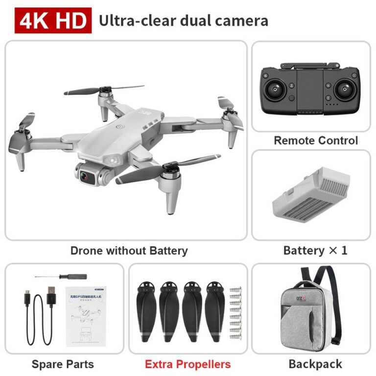 L900 PRO GPS Drone 4K HD Profissional Câmera Dupla Estabilização Aérea Motor Sem Escova Dobrável Quadcopter Helicóptero RC 1200M - Image 20
