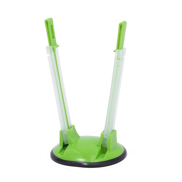 Ajustável antiderrapante Ziplock suporte para bolsa de armazenamento Clipe para mãos livres de plástico Saco para sanduíches Saco Racks Utensílios de cozinha - Image 7