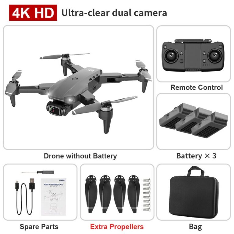 L900 PRO GPS Drone 4K HD Profissional Câmera Dupla Estabilização Aérea Motor Sem Escova Dobrável Quadcopter Helicóptero RC 1200M - Image 21
