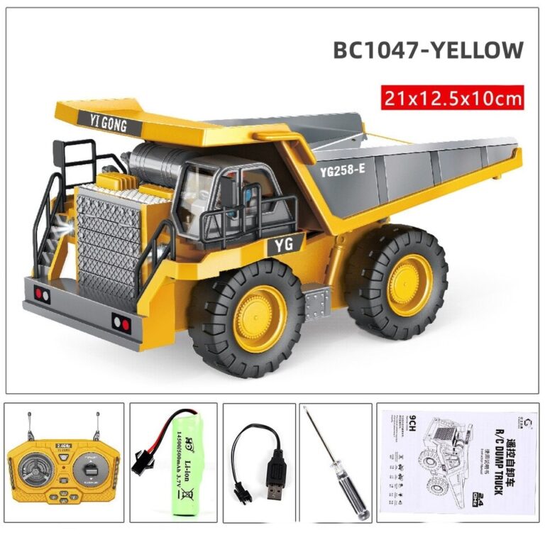 Brinquedos para crianças de carro rc, brinquedos de controle remoto para meninos, controle de rádio, escavadeira, caminhão basculante, carro elétrico, brinquedos para crianças, presente - Image 12