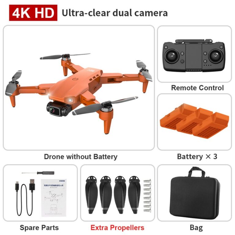 L900 PRO GPS Drone 4K HD Profissional Câmera Dupla Estabilização Aérea Motor Sem Escova Dobrável Quadcopter Helicóptero RC 1200M - Image 22