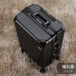 Nova moda bagagem de rolamento armação de alumínio carrinho de carregamento usb mala 20/24/26/28 polegadas senha estudantes bagagem de viagem
